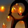 Halloween Pumpkin String Lights 30 Leds 9.8Ft Halloween String Lights Decorative Fairy Lights For Party Bedroom Home Festival Decoration