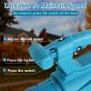 Cordless Leaf Blower 93Mph 431Cfm Battery Powered Leaf Blower    With 6 Variable Speeds 2 Rechargeable Batteries For Yard Patio Driveway