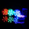 4Pcs Submersible Rgb Led Lights Ip68 Waterproof Underwater Color Changing Lamps Remote Control Battery Operated Floral Light For Vase Fountain Aquariu