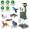 Solar Powered Motion Sensor Animal Repellent Sprinkler With Flashing Light Outdoor Animal Deterrent For Cats Dogs Squirrels Birds Raccons Deer And Mor