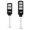 Solar Street Path Light Outdoor 120Leds Radar Sensor Remote Control Wireless Lamps Ip65 Waterproof Lighting For Garage Front Door Garden Pathway