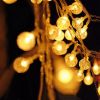 32.8Feet Globe String Lights Battery Powered Waterproof Decorative Fairy Lamp With 8 Lighting Modes Remote Control For Garden Lawn Patio