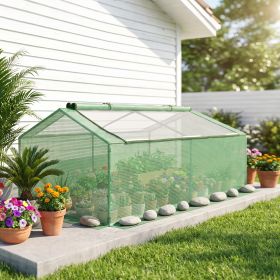 71" x 36" x 28" Mini Greenhouse Portable Hot House for Plants with Large Zipper Windows for Outdoor, Indoor, Garden, Green