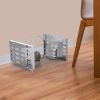 2Pcs Humane Rat Trap Catch And Release Live Mouse Cage Traps With Automatic Continuous Cycle Trapping For Chipmunk Rodent Mouse Small Animals