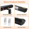1500W Infrared Heater With Stand Electric Outdoor Patio Heater Ip65 Waterproof Tripod Wall Mount With 2 Remotes 3 Heating Levels For Home Restaurant Y