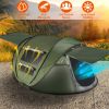 5-8 Person Pop Up Tent Automatic Setup Camping Tent Waterproof Instant Setup Tent With 4 Mosquito Net Windows Carrying Bag For Hiking Climbing Adventu