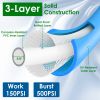 25Ft/50Ft 5/8" Non-Expanding Flexible Garden Hose Heavy Duty Pvc Water Hose Leak-Resistant Kink-Free All-Weather Burst 500Psi