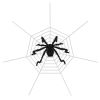 Halloween Decorations Spider Outdoor 49Inch Halloween Spider With 126 Inch Tarantula Mega Spider Web Hairy Poseable Scary Spider Outdoor Yard Creepy D