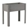 31X16X30In Elevated Raised Garden Bed With Legs, Wooden Planter Box For Outdoor Vegetable Herb Flower Fruit Growing