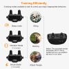 Dog Bark Collar Ip67 Waterproof Rechargeable Dog Training Receiver Shock Collar Receiver With Beep Vibration Shock 9 Levels 1640Ft Remote Range