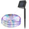 Solar Powered String Lights Outdoor 39.37Ft 100 Led 8 Modes Solar Fairy Rope Lamp Ip65 Waterproof Decorative Lights For Home Garden Parties
