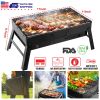 Portable Bbq Grill Foldable Charcoal Grill Lightweight Smoker Grill For Camping Picnics Garden Grilling