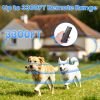 2-In-1 Dog Shock And Bark Collar Dog Training Collar With Remote 3 Collars Rechargeable Ip68 Waterproof With 3 Channels For Medium And Small Dogs
