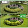 10 Packs Garden Decorative Lawn Edging Border Pp Garden Fence Panels Easy Assembly Outdoor Flower Bed Landscape Fencing No-Dig Spikes With Gloves Tota