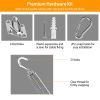 Sun Shade Sail Hardware Kit Stainless Steel Canopy Installation Kit Fixing Accessory For Rectangular Square Shade Sail Installation