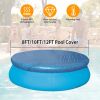 10Ft Swimming Pool Round Cover Protector Dustproof Waterproof Paddling Pool Cover