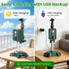 Solar Powered Motion Sensor Animal Repellent Sprinkler With Flashing Light Outdoor Animal Deterrent For Cats Dogs Squirrels Birds Raccons Deer And Mor