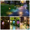 6Packs Solar Garden Lights Outdoor Solar Pathway Lights Ip44 Water-Resistant Landscape Lights 8Hrs Lawn Lamps For Yard Driveway Walkway