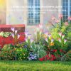2Pcs Solar Garden Lights Outdoor Lily Flower Led Light 7-Color Changing Ip65 Waterproof Pathway Stake Lights Patio Decorative For Garden Patio Yard Wa