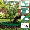 12Pcs 10In Planting Grow Rings Adjustable For Outdoor Plants Interlocking Pp Plant Protection Rings With Hand Shovel Deep Watering Plant Guards For Ve