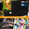 17.32X10.63X2.56In Portable Charcoal Grill Foldable Bbq Suitcase Grill Shelf For Outdoor Camping Picnics Garden Grilling