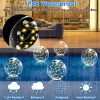 2Pcs Floating Pool Lights 14In Solar Powered Pool Balls Ip68 Waterproof Inflatable Pool Decoration Lights With Remote Control 3 Light Modes Timer Adju