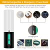 4 In 1 Rechargeable Camping String Light Ip44 Waterproof Camping Lantern With 33Ft String Light 7 Light Modes Emergency Power Bank Carry Bag For Indoo