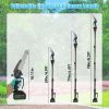2-In-1 8” Cordless Electric Pole Saw And Mini Chainsaw With Extension Poles 2Pcs 21V 3.0Ah Batteries Adjustable Length Chain Saw With Auto Oiler Safet