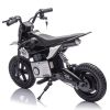 24V Kids Electric Motocross Ride On Motorcycle, 200W High Speed Hub Motor Dirt Bike Toy With Rear Shock Absorber, Adjustable Speed, Led Breathing Ligh