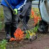 60.63In Adjustable Garden Hoe Handheld Stirrup Hula Hoe Scuffle Loop Hoe Gardening Weeder Cultivator Weeding Rake For Weeding/Loosening Soil