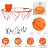 Silent Basketball With Ball Hoop Foam Bouncing Silent Basketball Uncoated High Density Foam Ball Indoor Low Noise Training Ball