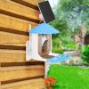 Solar Powered Smart Bird Feeder 2K Bird Watching Camera With Pir Motion Ai Birds Species Identify Two-Way Audio Real-Time App Notification Capture Vid