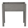 31X16X30In Elevated Raised Garden Bed With Legs, Wooden Planter Box For Outdoor Vegetable Herb Flower Fruit Growing