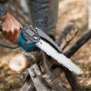 2-In-1 8” Cordless Electric Pole Saw And Mini Chainsaw With Extension Poles 2Pcs 21V 3.0Ah Batteries Adjustable Length Chain Saw With Auto Oiler Safet