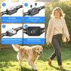 2-In-1 Dog Shock And Bark Collar Dog Training Collar With Remote 2 Collars Rechargeable Ip68 Waterproof With 3 Channels For Medium And Small Dogs