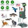 Solar Powered Motion Sensor Animal Repellent Sprinkler With Flashing Light Outdoor Animal Deterrent For Cats Dogs Squirrels Birds Raccons Deer And Mor