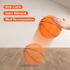 Silent Basketball With Ball Hoop Foam Bouncing Silent Basketball Uncoated High Density Foam Ball Indoor Low Noise Training Ball