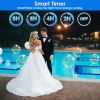 2Pcs Floating Pool Lights 14In Solar Powered Pool Balls Ip68 Waterproof Inflatable Pool Decoration Lights With Remote Control 3 Light Modes Timer Adju