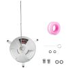 15In High Pressure Washer Flat Surface Cleaner 4000Psi Stainless Steel Disc Power Washer Broom With 3 Wheels 2 Washer Extension Wands 2 Replacement No