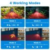 2Pack 3-In-1 Ultrasonic Solar Animal Repeller Motion Activated Animal Repellent With Ultrasonic Sound Alarm Strobe Light 4 Modes Ip55 Waterproof For D