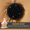 7.2Ft Inflatable Gingerbread House Christmas Decoration With Warm White Led Lights Built-In Fan 6 Ground Stakes & 2 Tether Ropes Outdoor Yard Lawn Hol
