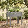 31X16X30In Elevated Raised Garden Bed With Legs, Wooden Planter Box For Outdoor Vegetable Herb Flower Fruit Growing