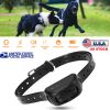 Dog Bark Collar Ip67 Waterproof Rechargeable Dog Training Receiver Shock Collar Receiver With Beep Vibration Shock 9 Levels 1640Ft Remote Range