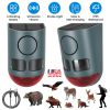 2Pack 3-In-1 Ultrasonic Solar Animal Repeller Motion Activated Animal Repellent With Ultrasonic Sound Alarm Strobe Light 4 Modes Ip55 Waterproof For D