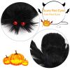 Halloween Decorations Spider Outdoor 49Inch Halloween Spider With 126 Inch Tarantula Mega Spider Web Hairy Poseable Scary Spider Outdoor Yard Creepy D