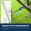 2-In-1 Cordless Pole Saw And Mini Chainsaw With Extension Pole 21V Battery 8” Electric Brushless Pole Chainsaw With Auto Oiler Safety Switch 6.4Lbs Li