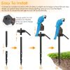 Solar Powered Parrot Garden Light Ip65 Waterproof Led Parrot Landscape Lamp Decorative Lawn Lights For Yard Driveway Walkway Patio