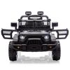 24V Kids Ride On Car With 2.4G Parent Remote Control, 4Wd Electric Ride On Truck With Dual 80W Motors, Four-Wheel Suspension, Led Headlights, Wireless