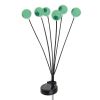 2Packs Solar Scary Eyeballs Lights Outdoor Halloween Decoration Swaying Light Halloween Path Lights Ornaments With Total 12Led Ip65 Waterproof For Yar