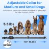 2-In-1 Dog Shock And Bark Collar Dog Training Collar With Remote 3 Collars Rechargeable Ip68 Waterproof With 3 Channels For Medium And Small Dogs
